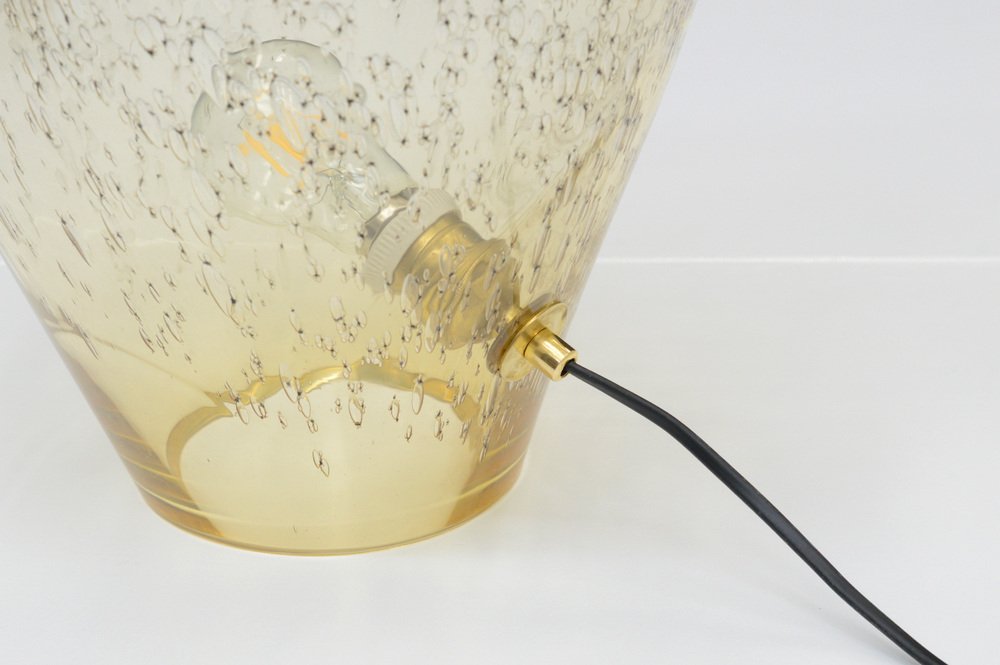 Large Murano Glass Free-Form Table Lamp from La Murrina, Italy, 1970s