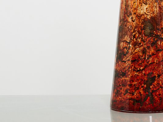 Large Murano Glass Inclusion Vase, 1970s-YJA-1399112