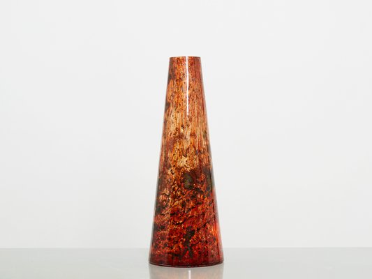 Large Murano Glass Inclusion Vase, 1970s-YJA-1399112