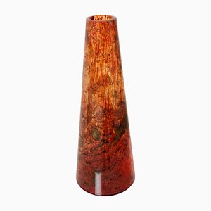 Large Murano Glass Inclusion Vase, 1970s-YJA-1399112