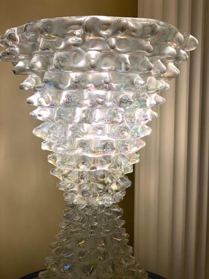 Large Murano Glass Iridescent Rostrato Table Lamp, 1980-MBH-1750884