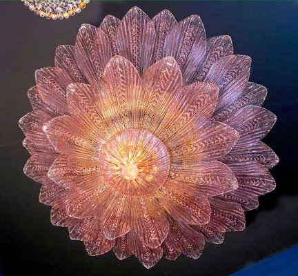 Large Murano Glass Leave Ceiling Light, 2010-MBH-1377911