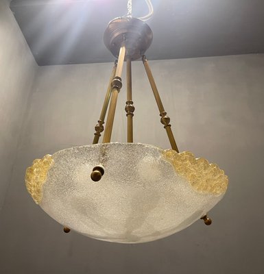 Large Murano Glass Light Pendant, 1970s-JJC-1417066