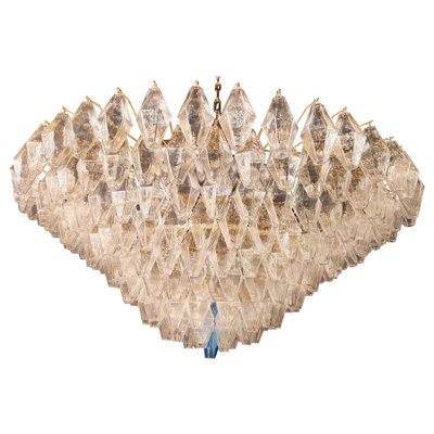 Large Murano Glass Poliedri Ceiling Light or Chandelier-MBH-1032558