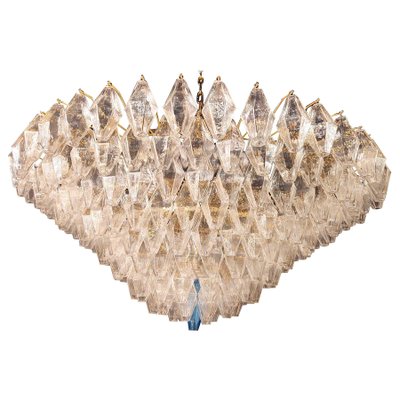 Large Murano Glass Poliedri Ceiling Light or Chandelier-MBH-1032577