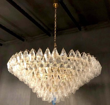 Large Murano Glass Poliedri Ceiling Light or Chandelier-MBH-1032577