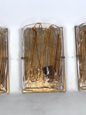 Large Murano Glass Sconces from La Murrina, 1970s, Set of 4-OT-1355146