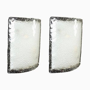 Large Murano Glass Sconces or Wall Lights from Vistosi, 1970, Set of 2-MBH-1031722