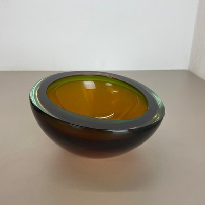 Large Murano Glass Shell Bowl, 1970s-QZ-1743361