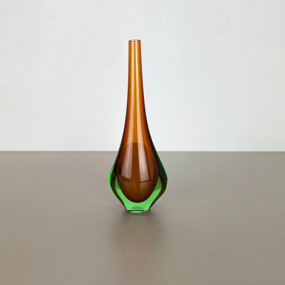 Large Murano Glass Sommerso Single-Stem Vase by Flavio Poli, Italy, 160s-QZ-1106463