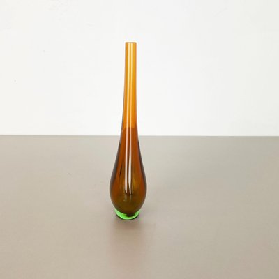 Large Murano Glass Sommerso Single-Stem Vase by Flavio Poli, Italy, 160s-QZ-1106463