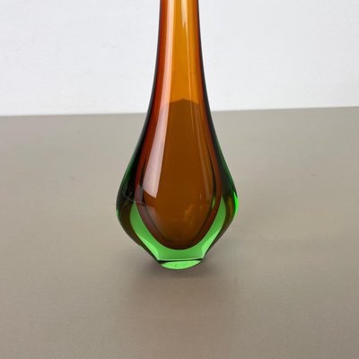 Large Murano Glass Sommerso Single-Stem Vase by Flavio Poli, Italy, 160s-QZ-1106463