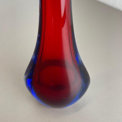 Large Murano Glass Sommerso Stem Vase attributed to Flavio Poli, Italy, 1960s-QZ-1449566