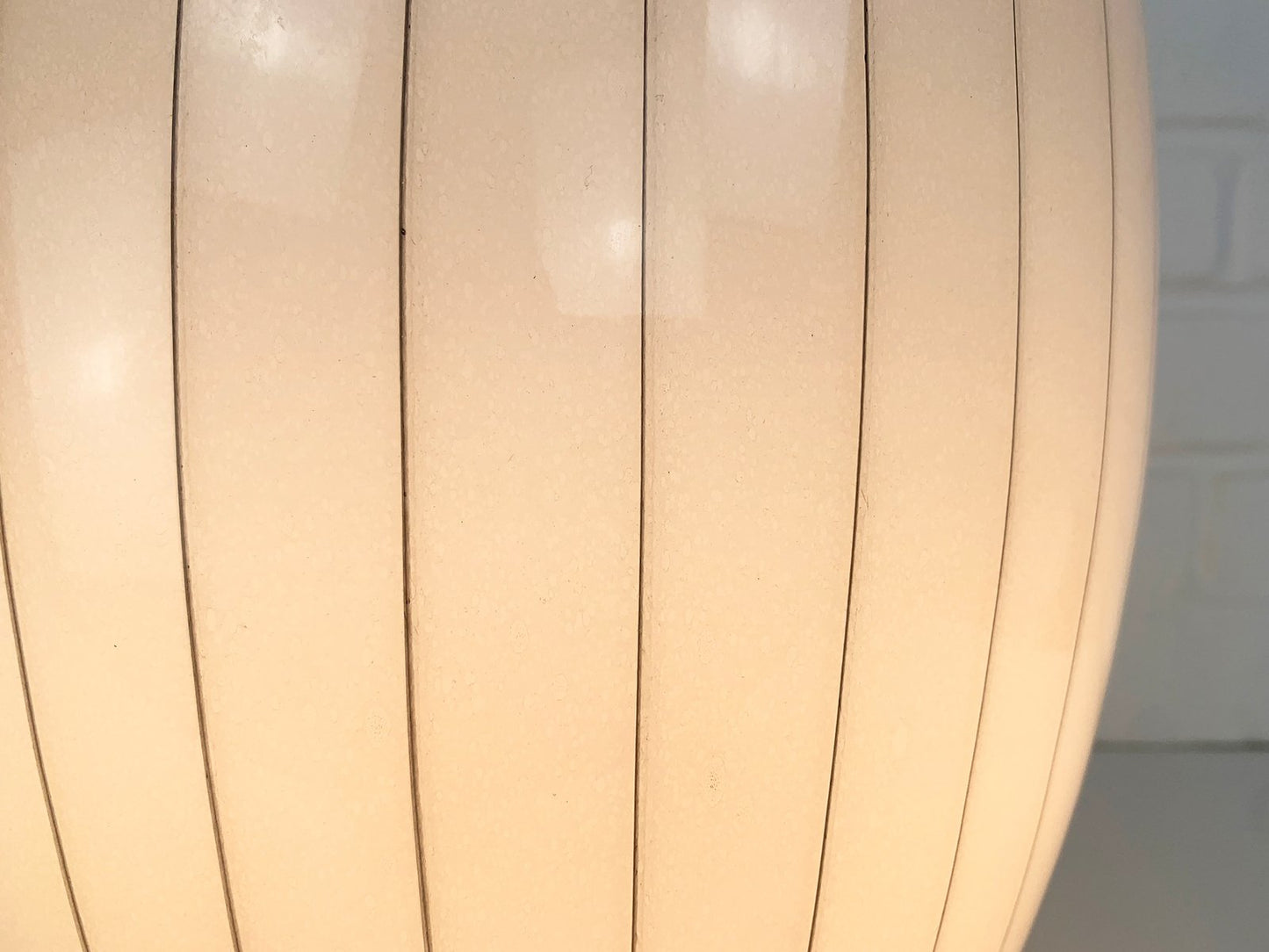 Large Murano Glass Table Lamp with Lined Pattern, 1950s