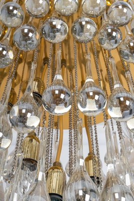 Large Murano Glass Tear Drop Chandelier by Christoph Palme, Germany, 1970s-UGR-1377973