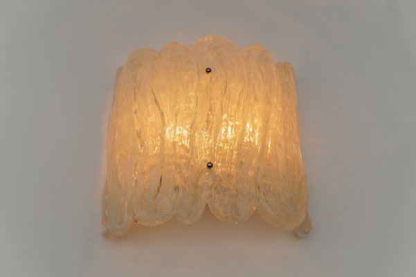 Large Murano Glass Wall Lamp from J.T. Kalmar, 1960s-KQB-1750110