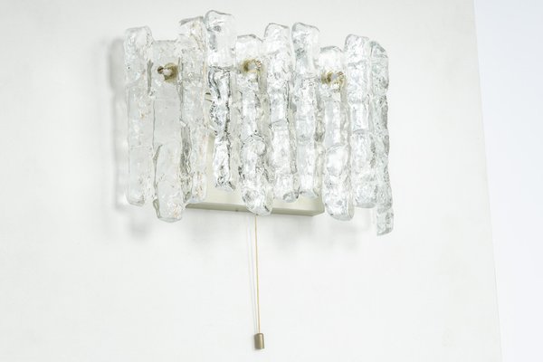 Large Murano Glass Wall Lights from Kalmar, Austria, 1960s, Set of 2-UGR-1085317