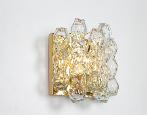 Large Murano Glass Wall Sconces attributed to Doria, Germany, 1960s, Set of 2-UGR-1791286