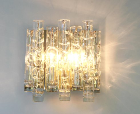 Large Murano Glass Wall Sconces by Doria, Germany, 1960s, Set of 2-UGR-1085679