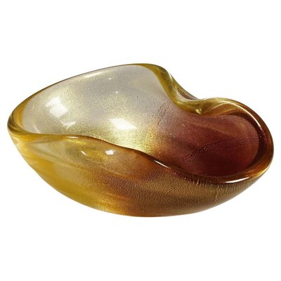 Large Murano Powder Bowl from Vetreria Archimede Seguso, 1950s-KJP-1398807