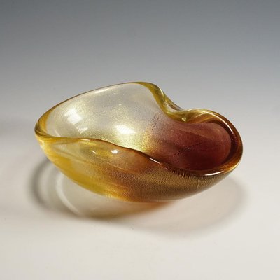 Large Murano Powder Bowl from Vetreria Archimede Seguso, 1950s-KJP-1398807