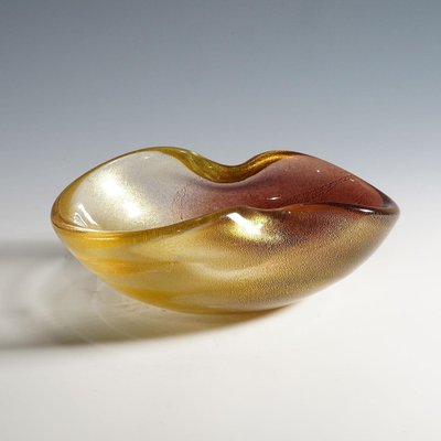 Large Murano Powder Bowl from Vetreria Archimede Seguso, 1950s-KJP-1398807