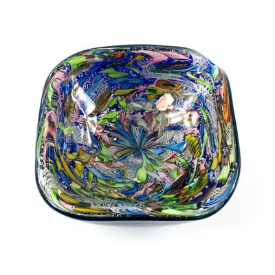 Large Murano Tutti Frutti Art Glass Bowl by Dino Martens for Aureliano Toso, Italy, 1960s-BMM-1339281