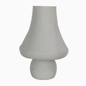 Large Mushroom Table Lamp in White Murano Glass from De Majo, 1960s-AA-1764647