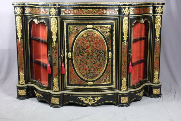 Large Napoleon III Marquetry Boulle Buffet-WSV-1448545