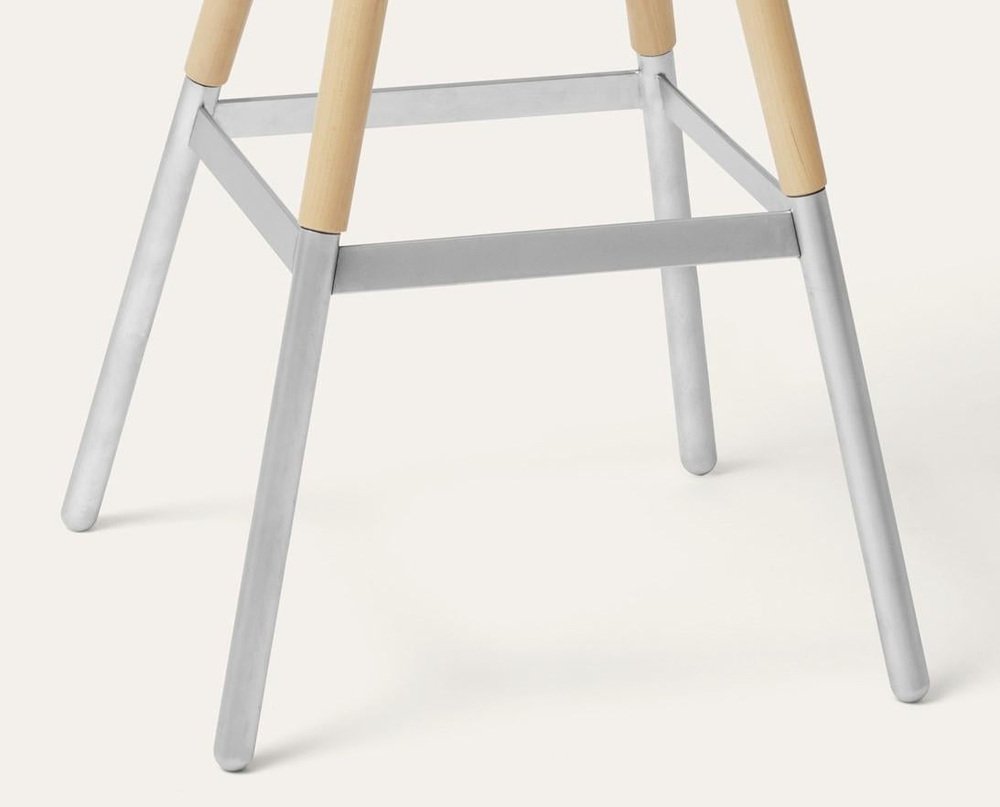 Large Natural Tupp Barstool by Storängen Design