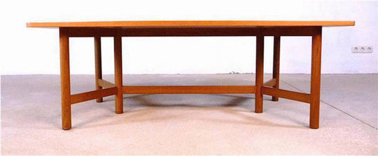 Large Norwegian Teak Coffee Table from Rasmus Solberg, 1960s