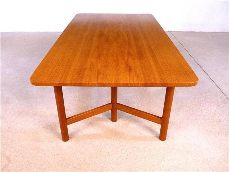 Large Norwegian Teak Coffee Table from Rasmus Solberg, 1960s