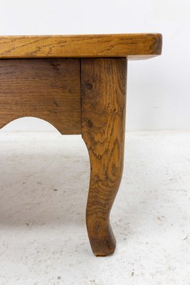 Large Oak Coffee Table, 1970s-RIU-1329283