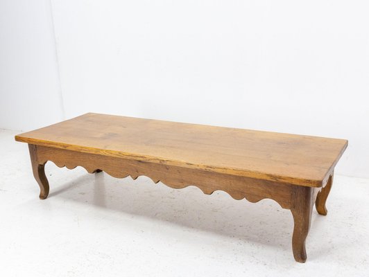 Large Oak Coffee Table, 1970s-RIU-1329283