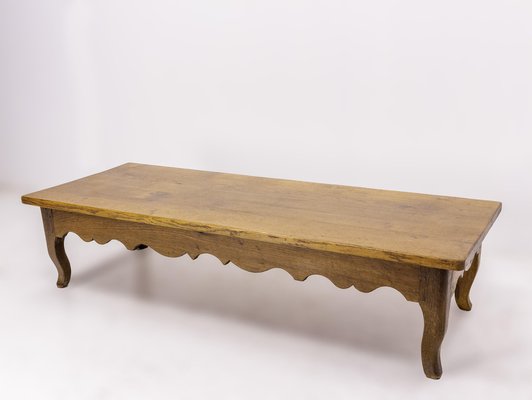 Large Oak Coffee Table, 1970s-RIU-1329283