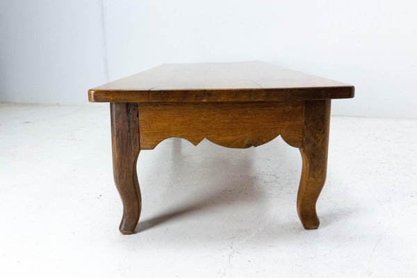 Large Oak Coffee Table, 1970s-RIU-1329283