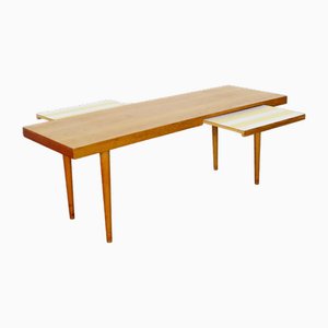 Large Oak Coffee Table-JUN-1811945