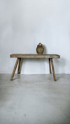 Large Oak Console Table, 1920s-AXR-1806275