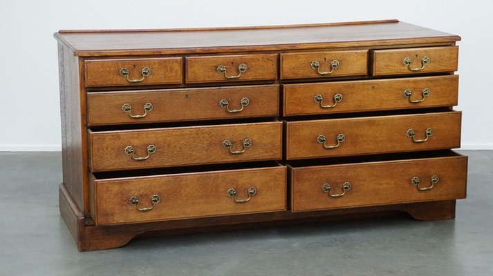 Large Oak Dresser or Chest of Drawers-HPP-2035260