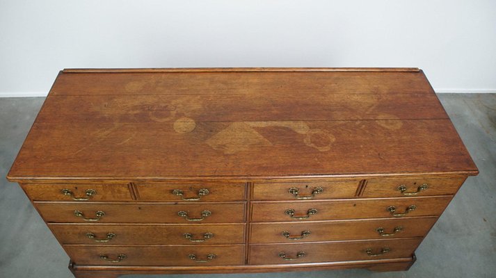 Large Oak Dresser or Chest of Drawers-HPP-2035260