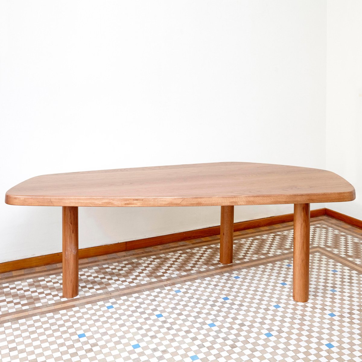 Large Oak Free-Form Dining Table by Dada Est.