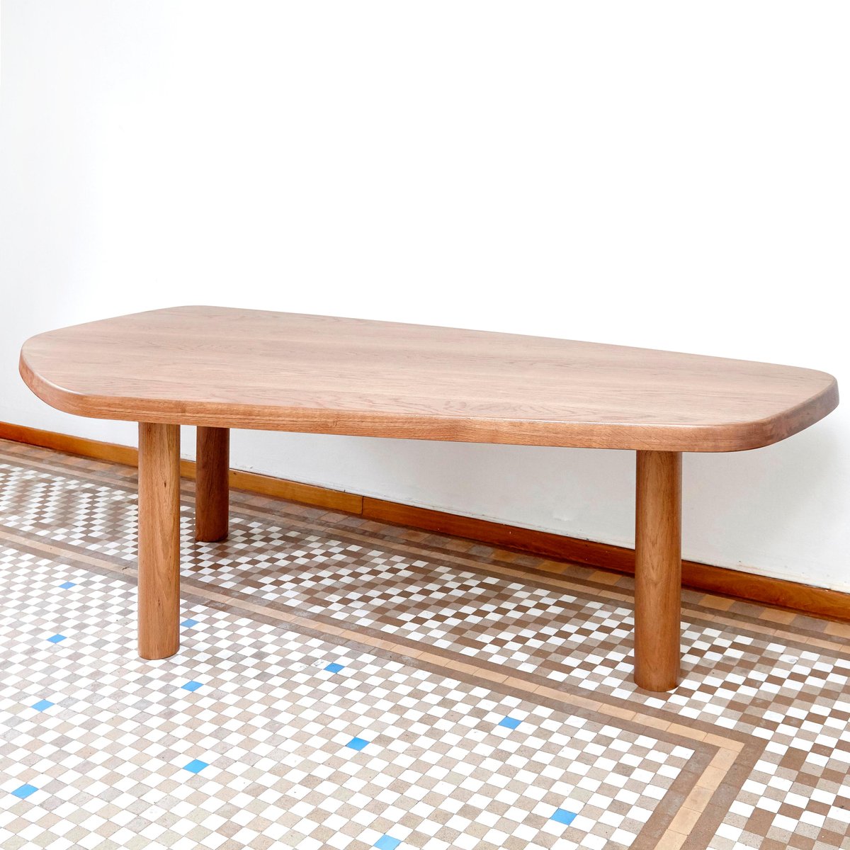 Large Oak Free-Form Dining Table by Dada Est.