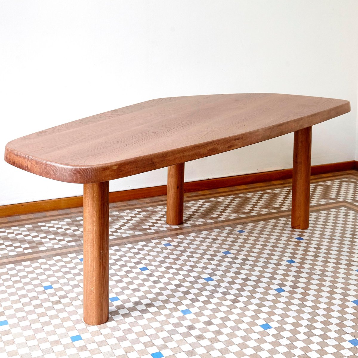 Large Oak Free-Form Dining Table by Dada Est.