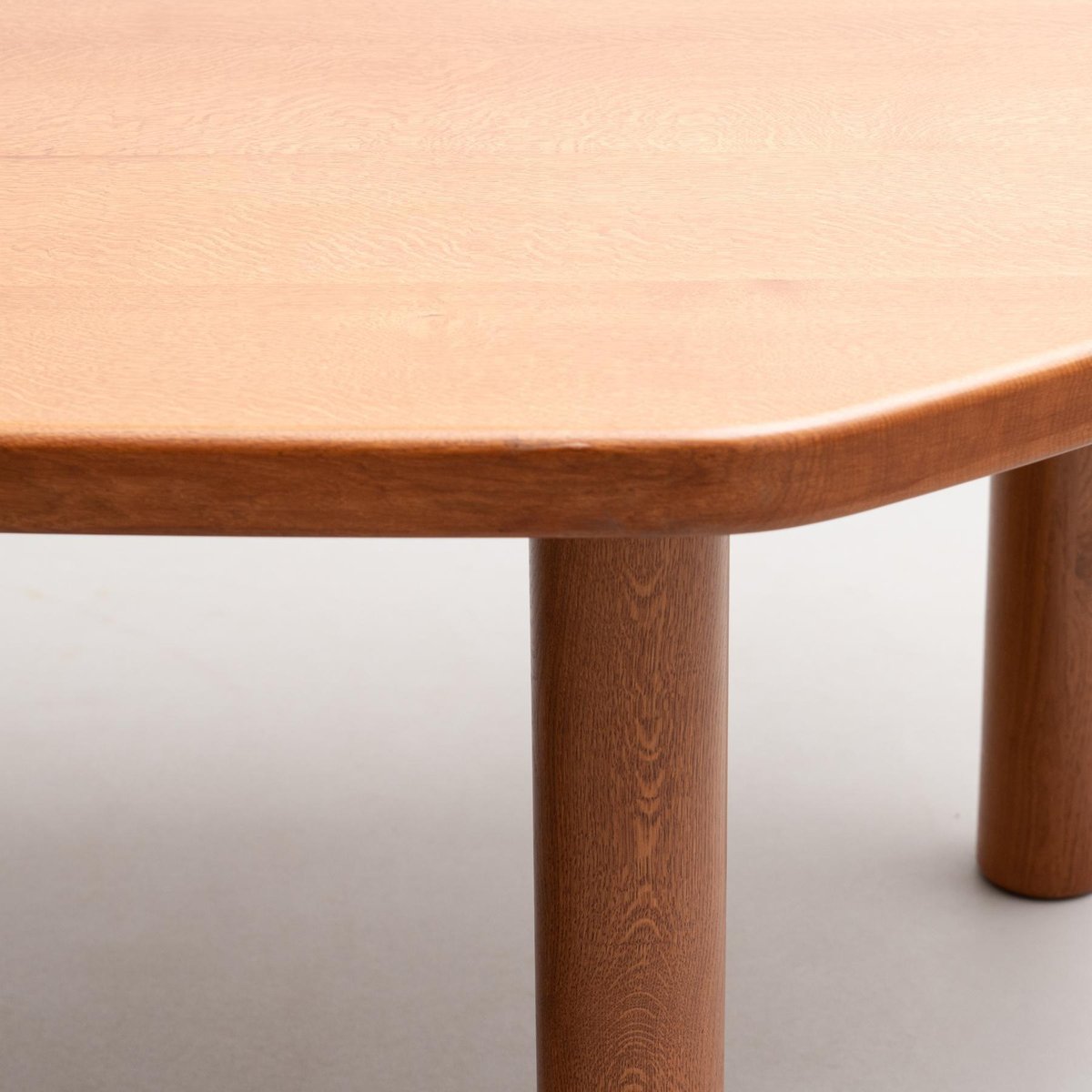 Large Oak Freeform Dining Table by Dada Est.