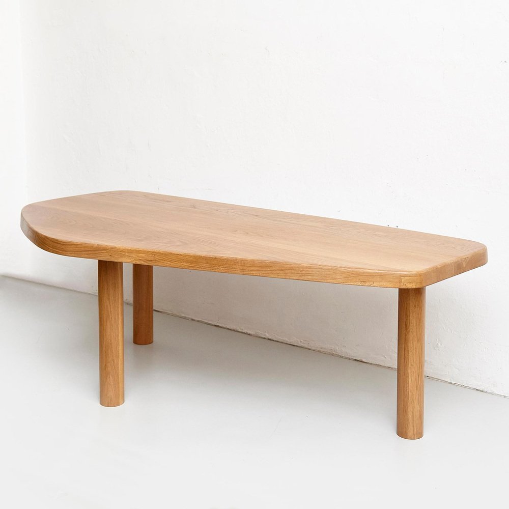 Large Oak Freeform Dining Table from Dada Est.