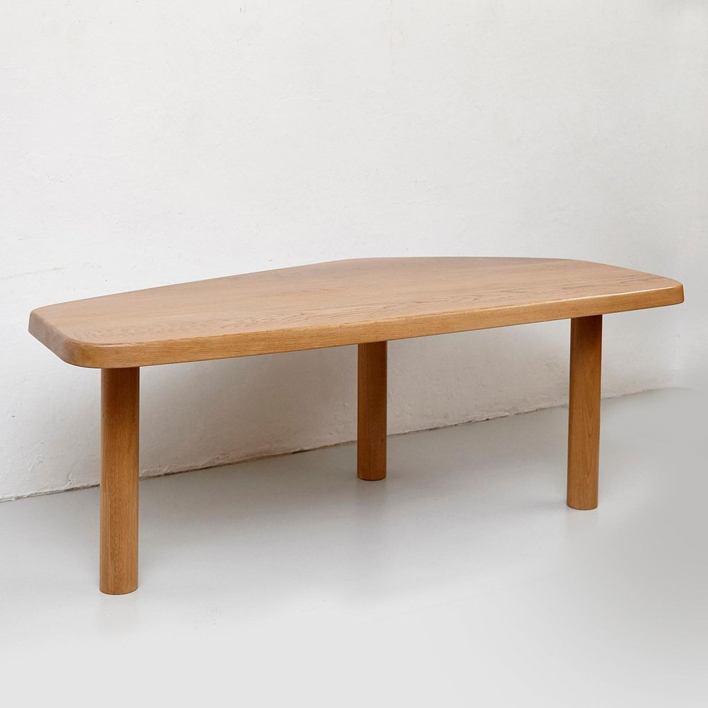 Large Oak Freeform Dining Table from Dada Est.