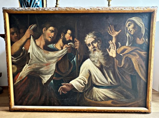 Large Old Master Painting, Around 1750, Italy, Oil on Canvas-QFT-2034674