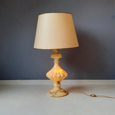 Large Onyx Table Lamp with Interior Light, 1960s-SJU-1735505