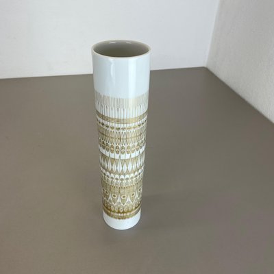 Large Op Art Porcelain Vase attributed to Hans Theo Baumann for Rosenthal, Germany, 1970s-QZ-1428324