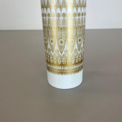 Large Op Art Porcelain Vase attributed to Hans Theo Baumann for Rosenthal, Germany, 1970s-QZ-1428324